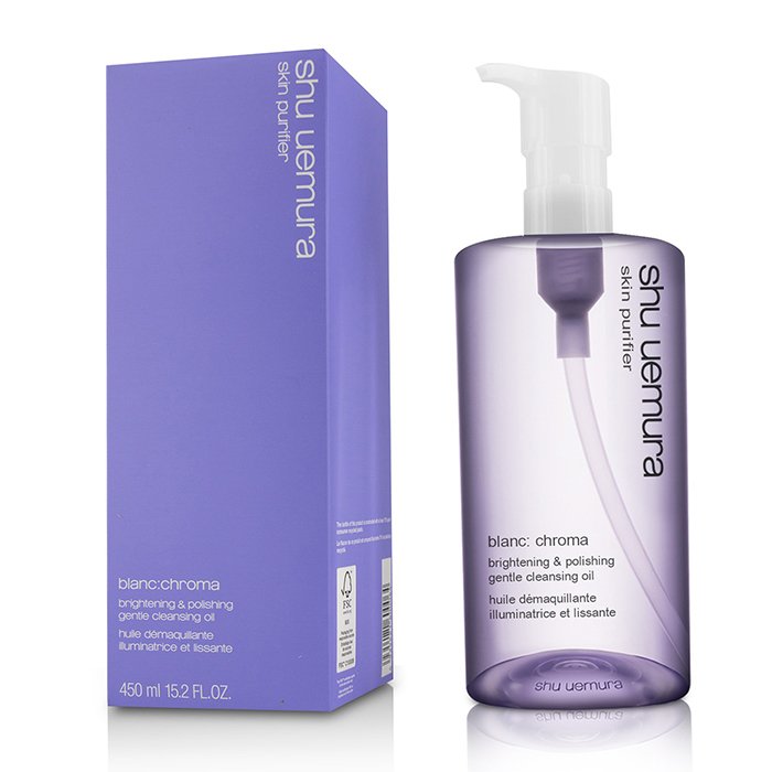 Очищающее масло для лица Shu Uemura Blanc:Chroma с экстрактом глины, осветляющее, 150 мл