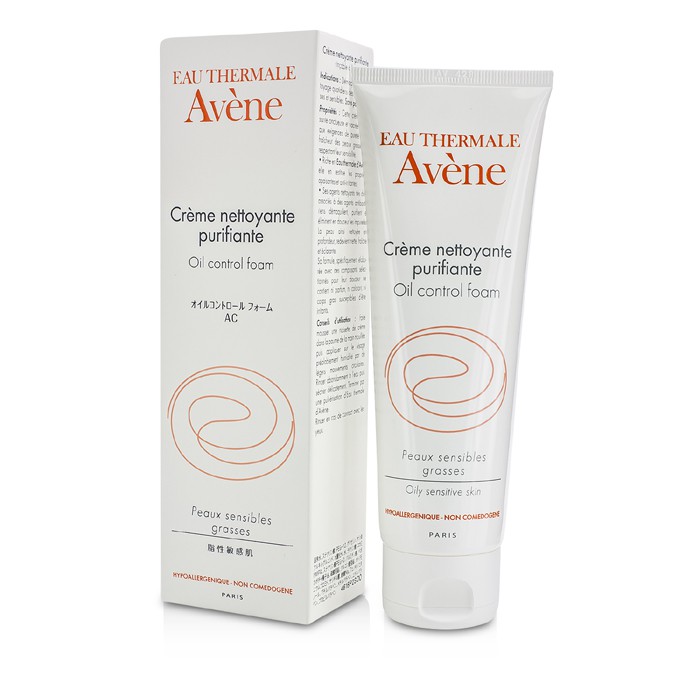 Пенка для лица Avene с экстрактом тыквы 125 мл для чувствительной и склонной к жирности кожи