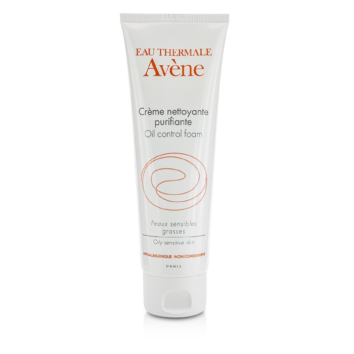 Пенка для лица Avene с экстрактом тыквы 125 мл для чувствительной и склонной к жирности кожи