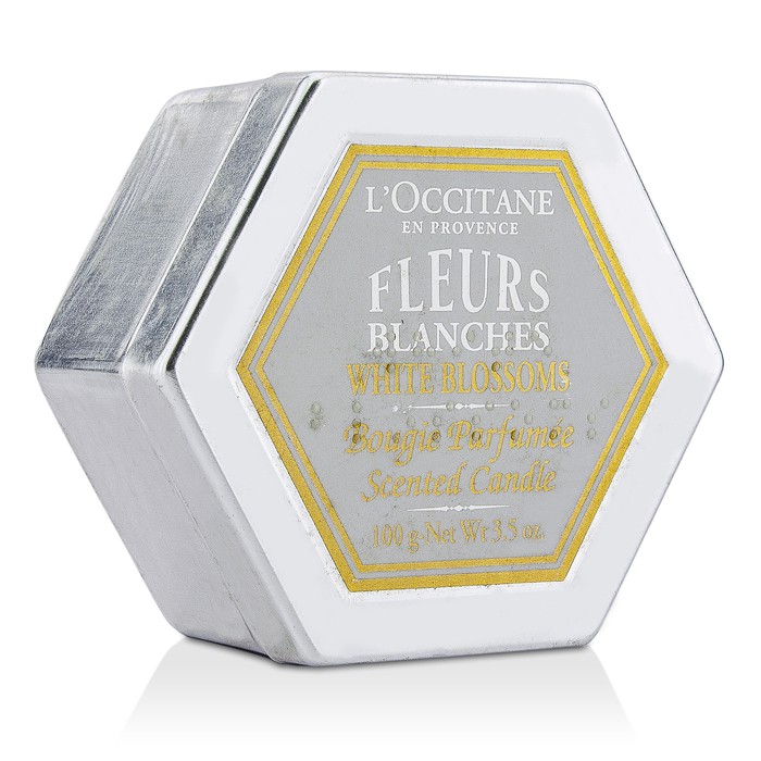 Ароматическая свеча L'Occitane с запахом белых цветов, 100 г