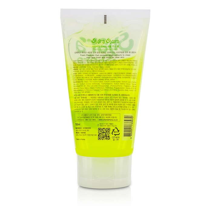 Очищающее средство для лица Shara Shara с экстрактом яблока, 150 мл