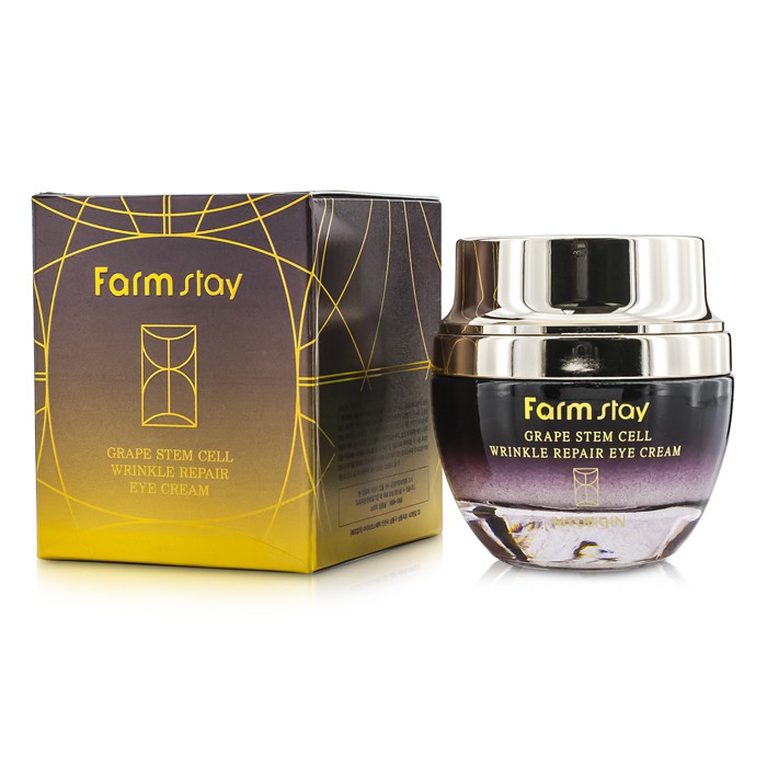 Brand: Farm StayOld Name: Grape Stem Cell Wrinkle Repair Eye CreamSize: 50ml/1.76ozDescription: Этот крем для кожи вокруг глаз от Farm Stay станет вашим надежным помощником в борьбе с признаками старения. Обогащённый экстрактом клеток винограда и экстракт