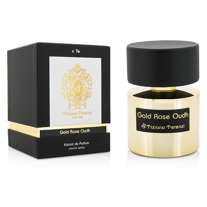 Tiziana Terenzi Gold Rose Oudh экстракт парфюма, 100 мл — восточный аромат с бергамотом, розой и удом для мужчин и женщин