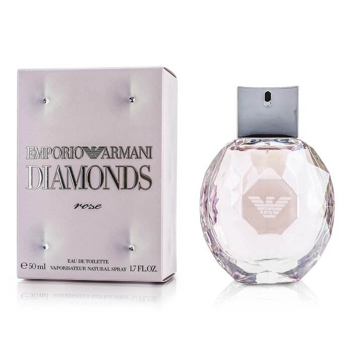 Giorgio Armani Diamonds Rose туалетная вода 50 мл — свежий аромат с нотами черной смородины и розы для женщин