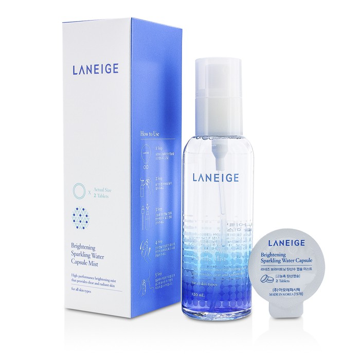 Laneige спрей для лица с углекислым газом и минерализованной водой, 120 мл