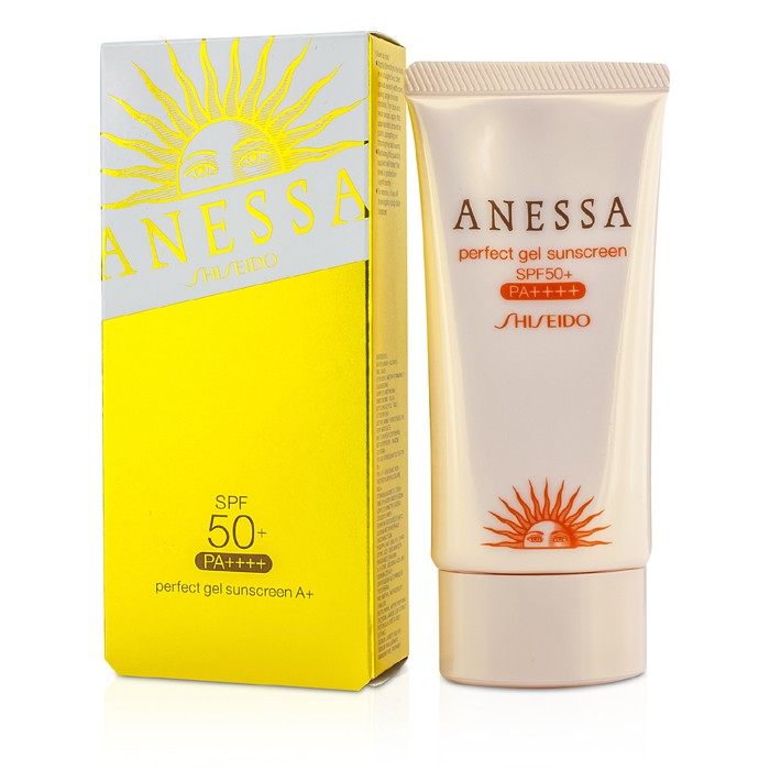 Shiseido Anessa гель для солнцезащиты с SPF 50, 60 г — защита и увлажнение с гиалуроновой кислотой