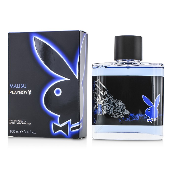 Туалетная вода Playboy Malibu, 100 мл — древесно-водяной аромат с цитрусовыми и цветочными нотами для мужчин