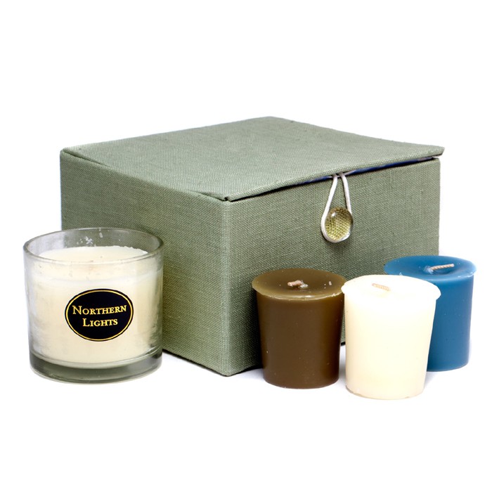 Набор ароматических свечей Northern Lights Candles "Кашемировая ваниль и ароматы" (4 шт.)