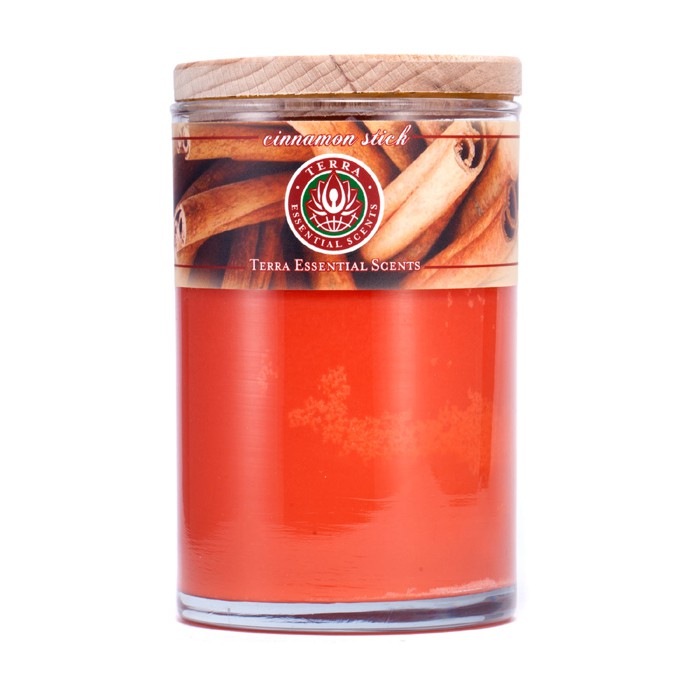 Ароматическая свеча Terra Essential Scents с ароматом корицы, 340 г
