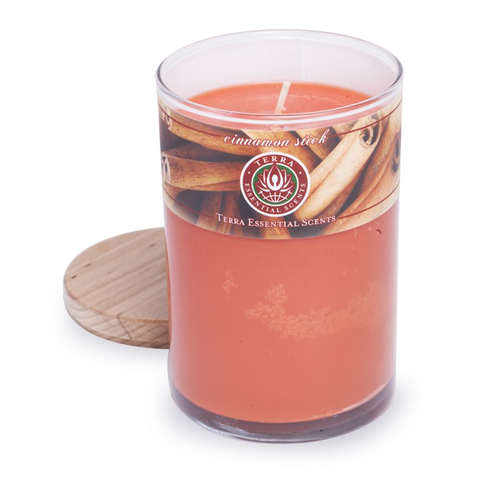 Ароматическая свеча Terra Essential Scents с ароматом корицы, 340 г