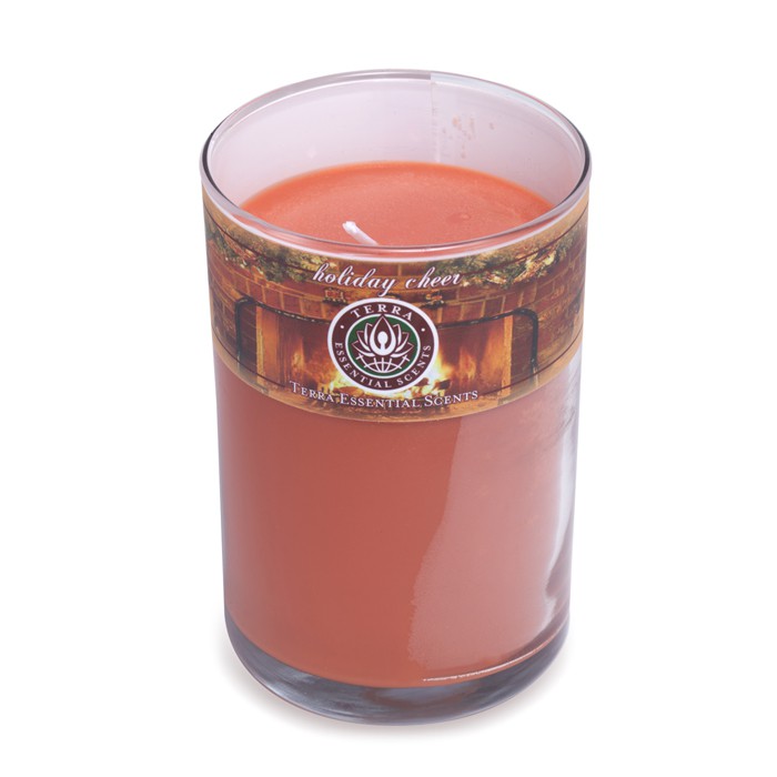 Ароматическая свеча Terra Essential Scents "Праздничное настроение" из соевого воска, 340 г