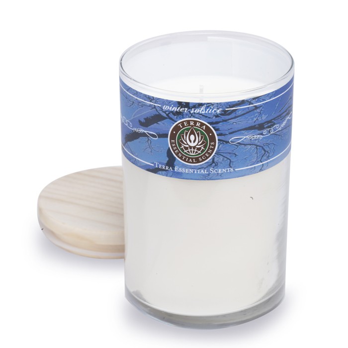 Ароматическая свеча Terra Essential Scents с соевым воском "Зимнее солнцестояние", 340 г