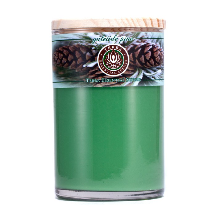 Ароматическая соевая свеча Northern Lights Candles с ароматом хвойных деревьев, 340 г