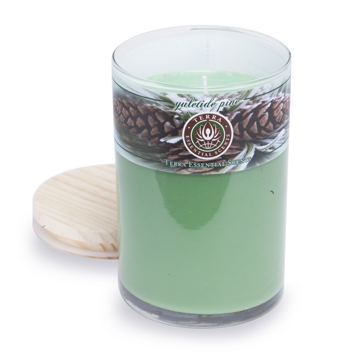 Ароматическая соевая свеча Northern Lights Candles с ароматом хвойных деревьев, 340 г