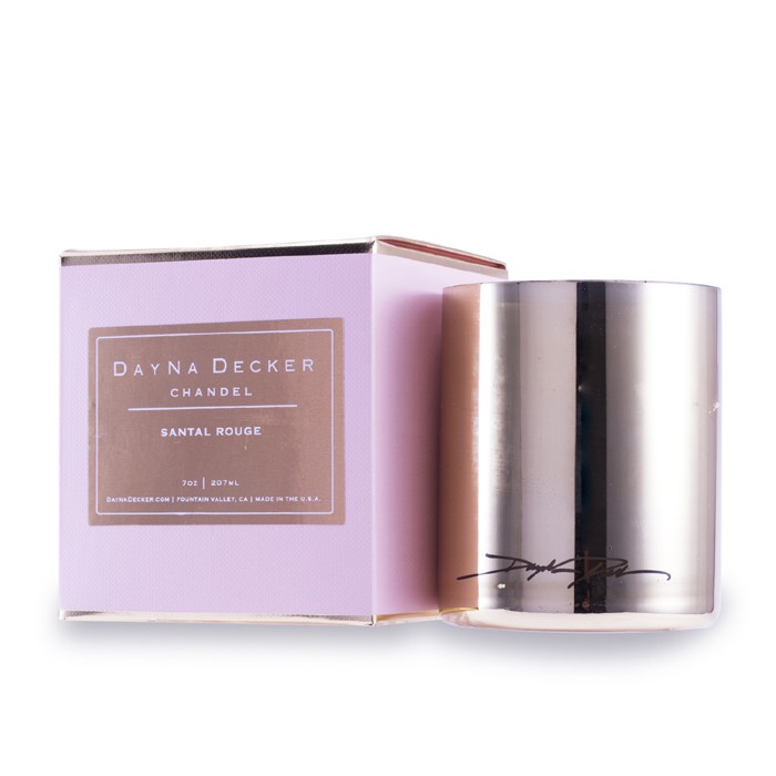 Ароматическая свеча Santal Rouge с растительными маслами для дома, 207 мл