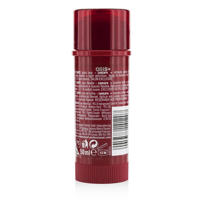 Воск для укладки с глянцевым эффектом Schwarzkopf Osis+ Shape Texture, 50 мл
