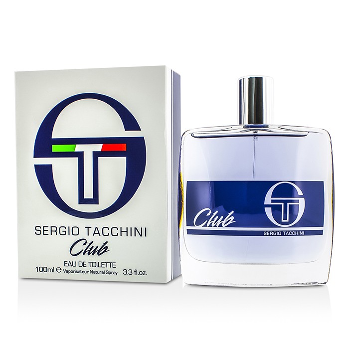 Туалетная вода Sergio Tacchini Club для мужчин, 100 мл – свежий фужерный аромат с цитрусовыми и ананасом