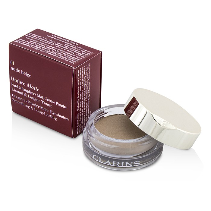 Матовые тени для век Clarins Ombre Matte № 06 Earth, 7 г - ухаживающие, гипоаллергенные, для естественного макияжа.