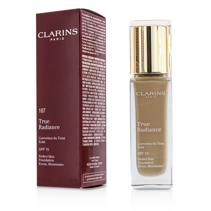 Крем для лица Clarins Тональный увлажняющий SPF 15 с экстрактом семян моринги, 30 мл