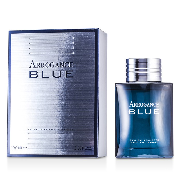 Arrogance Blue туалетная вода для мужчин, 100 мл — свежий фужерный аромат с нотами бергамота, перца и сандала