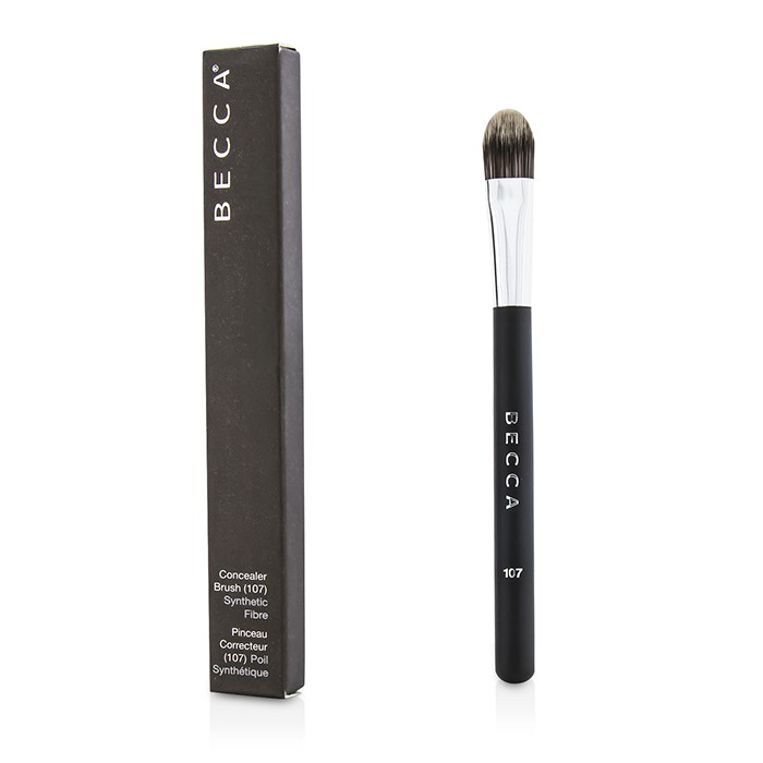 Кисть для консилера Becca с закруглённой формой для лёгкого нанесения, идеальная для смешивания и коррекции