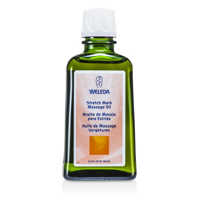Масло для массажа от растяжек Weleda с миндальным и пшеничным маслами, 100 мл