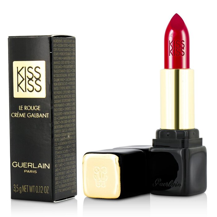 Помада для губ Guerlain KissKiss с гиалуроновой кислотой и маслом манго, 3.5 г