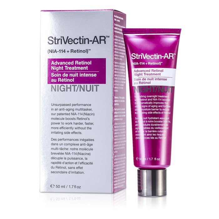 StriVectin ночной крем с ретинолом и NIA-114 для лица против старения, 50 мл