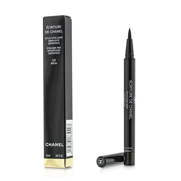 Chanel жидкий лайнер для глаз с фетровым наконечником, стойкий, оттенок 20 Brun, 0.5 мл