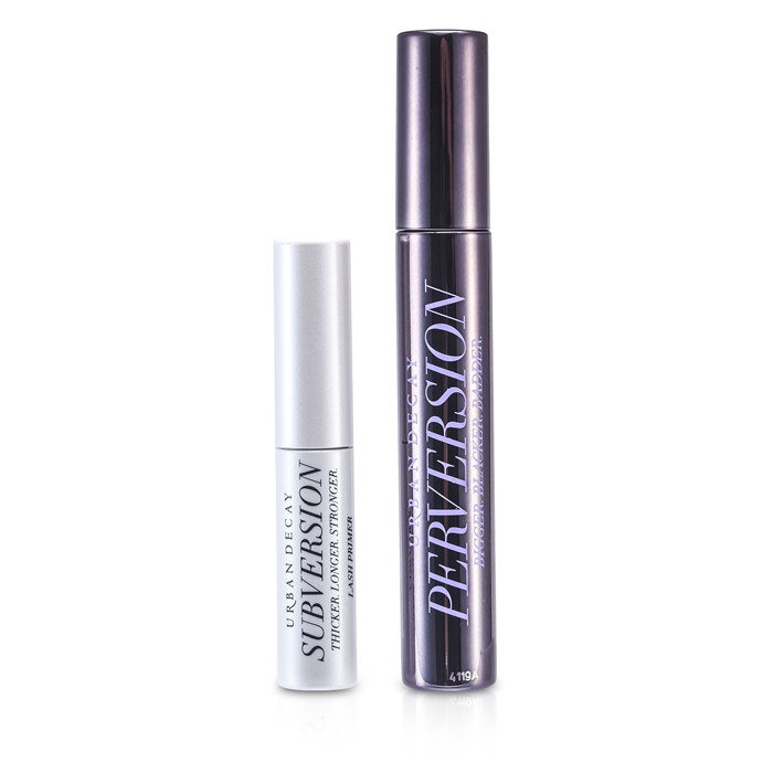 Набор для ресниц Urban Decay: тушь Perversion 12 мл и праймер Subversion 4.5 мл для объема и длины.