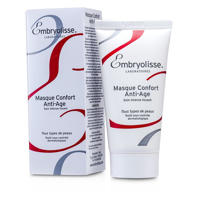 Маска для лица Embryolisse с гиалуроновой кислотой, увлажняющая и антивозрастная, 60 мл
