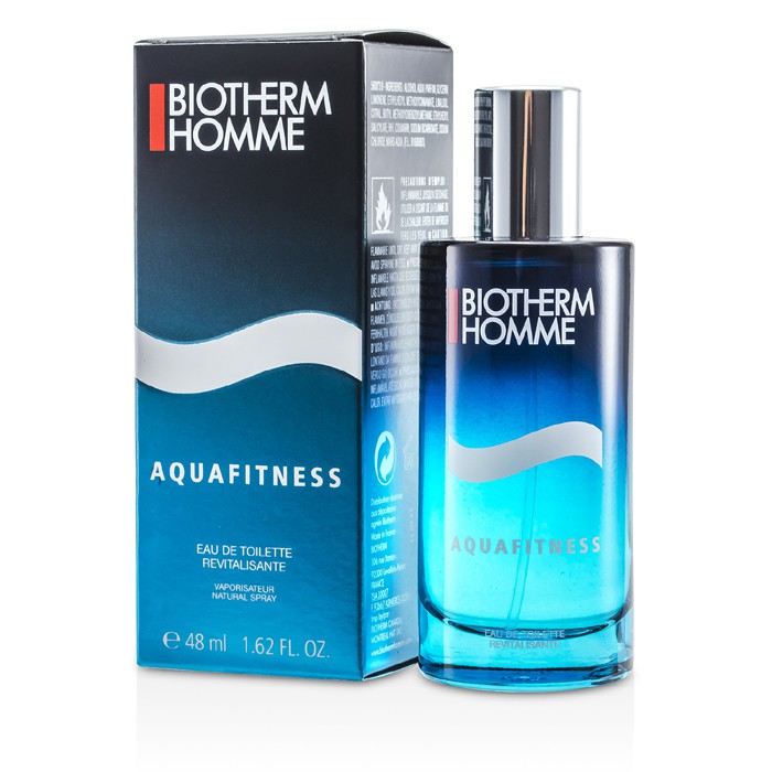 Biotherm Homme Aquafitness туалетная вода 48 мл — освежающий мужской аромат с нотами бергамота и жасмина