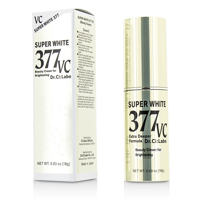 Крем для лица Dr. Ci:Labo с WHITE 377 для осветления и ровного тона кожи, 18 г