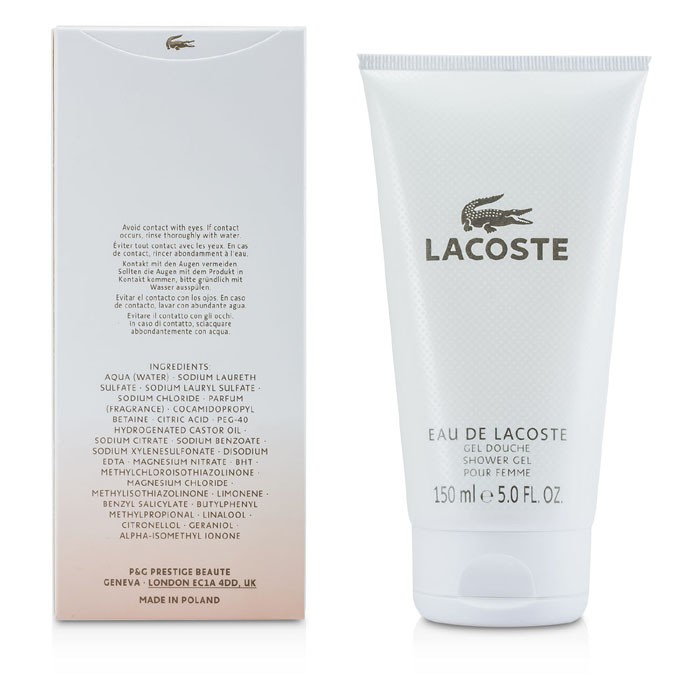Гель для душа Lacoste с увлажняющими компонентами, 150 мл