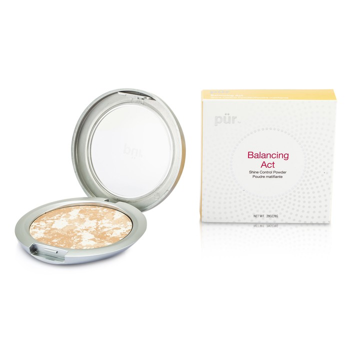 PurMinerals матирующая пудра с мраморным порошком для контроля блеска, 8 г