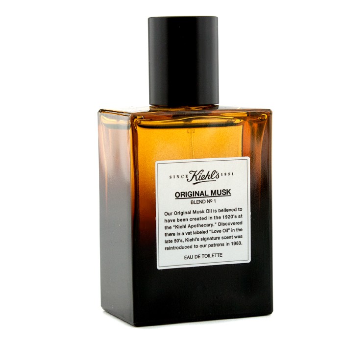 Kiehl's Eau de Toilette Musk, унисекс, 50 мл — свежий цитрусовый аромат с нотами цветов и мускуса.