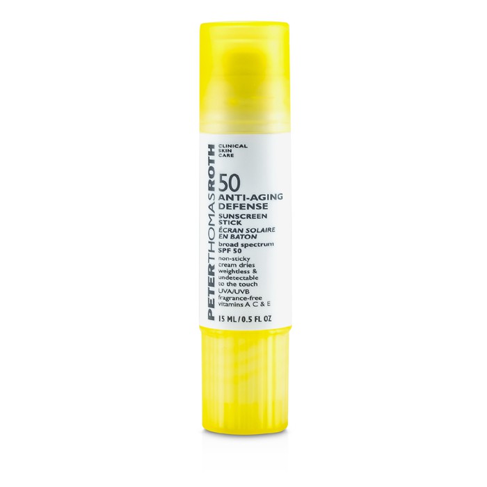 Солнцезащитный стик для лица Peter Thomas Roth с SPF 50, 15 мл – защита от UVA и UVB.