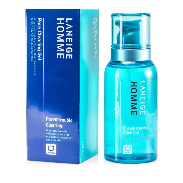 Laneige гель для очищения пор с зелёной глиной для жирной кожи 125 мл