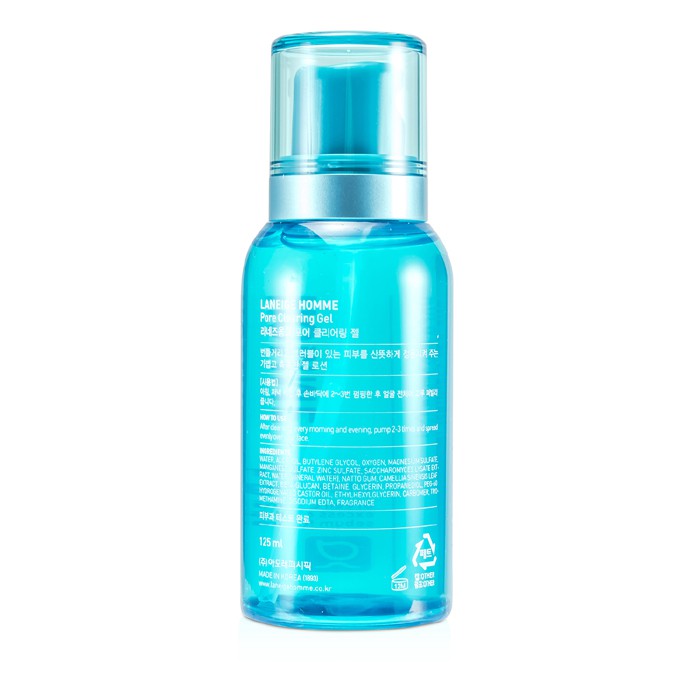 Laneige гель для очищения пор с зелёной глиной для жирной кожи 125 мл