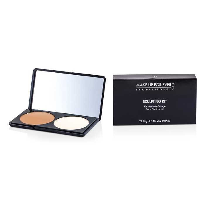 Набор пудр для контурирования Make Up For Ever, 2 x 5.5 г, с матовым финишем для лица и глаз