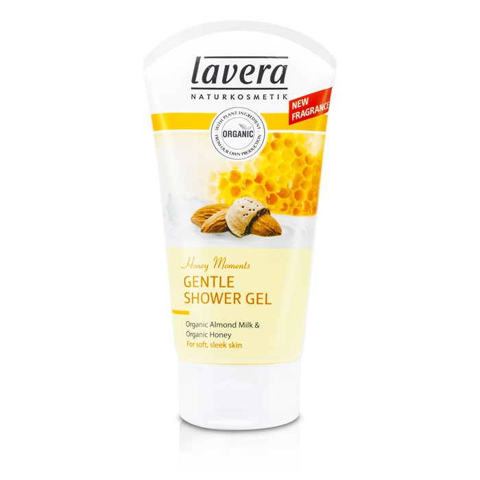 гель для душа Lavera Honey Moments с органическим миндальным молоком, 150 мл