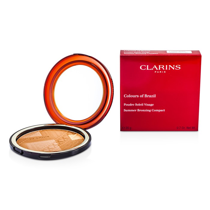 Бронзирующая палетка для лица с минералами для сияния 20 г clarins