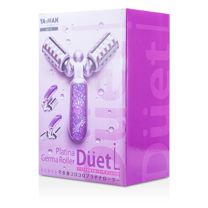 YA-MAN платиновый германий-роллер Duet для подтяжки кожи, 3 шт.
