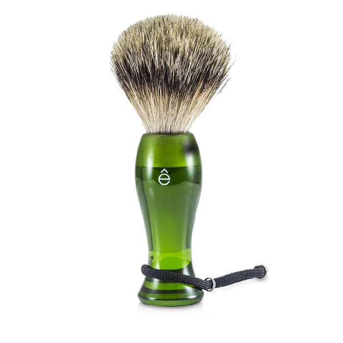 Щётка для бритья Eshave из натурального бараньего волоса, зелёная, 1 шт.