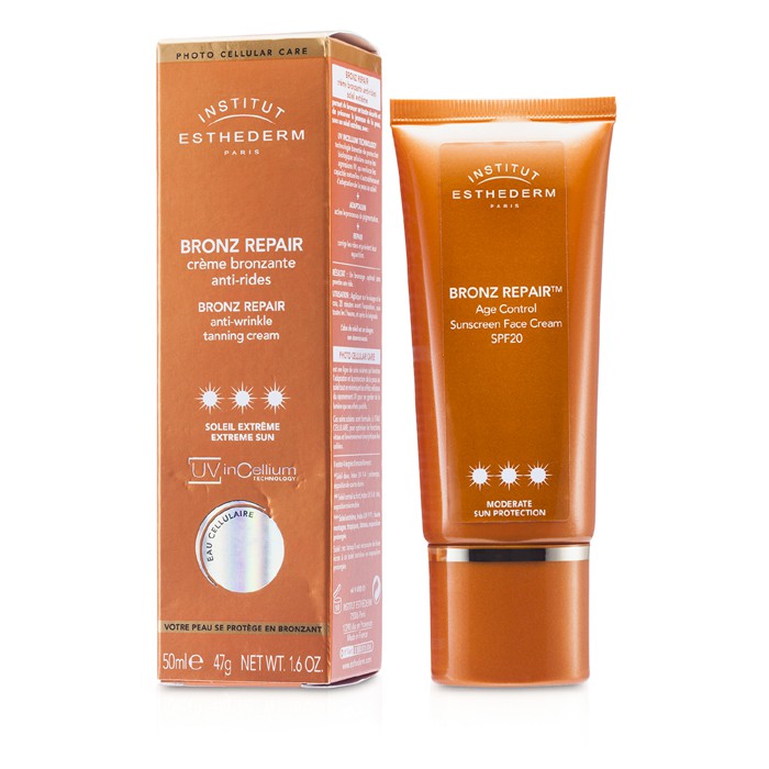 Крем для лица с эффектом загара Esthederm Bronz Repair 50 мл, с защитой от UVA/UVB, для активизации пигментации кожи