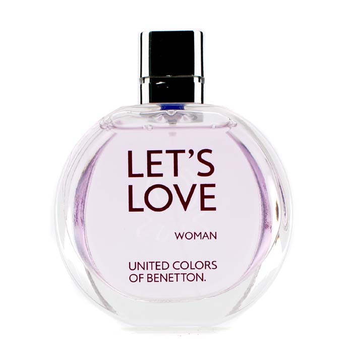 Benetton Let's Love туалетная вода 100 мл — цветочно-фруктовый аромат для женщин, вдохновленный свежестью и нежностью.