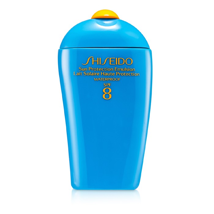 Shiseido увлажняющая эмульсия с SPF 8 для лица и тела 150 мл водостойкая