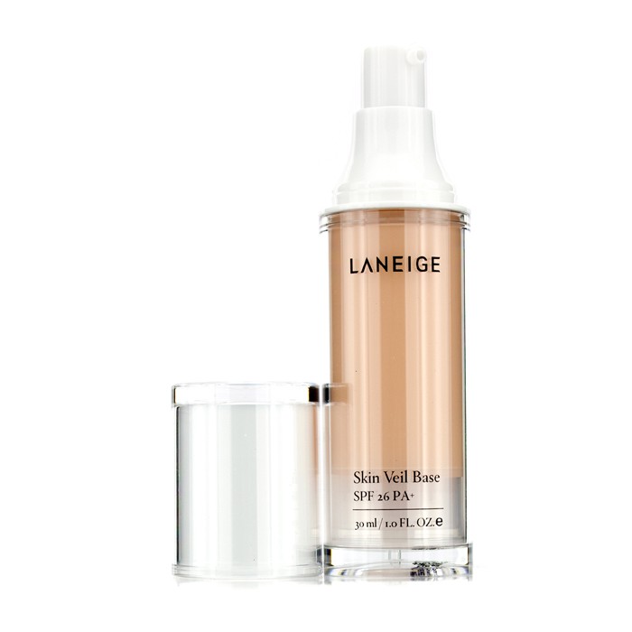 База для макияжа Laneige Skin Veil SPF 26, 30 мл – матирующая, с керамидами, для лица, увлажняющая и защитная.