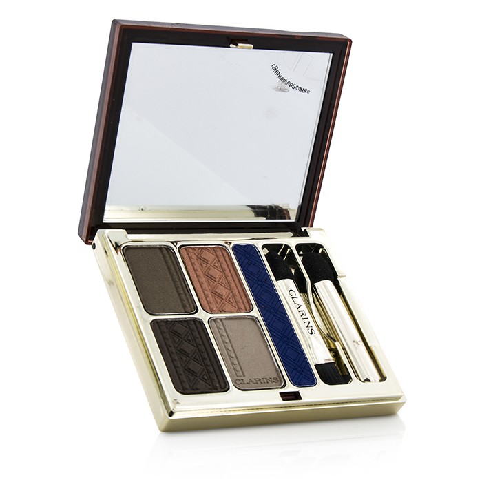 Палитра теней для глаз Clarins Colours of Brazil с минеральными пигментами и кремовым лайнером 4,9 г