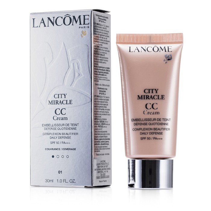 CC-крем с SPF 50 для лица Lancome, 30 мл — сияние, увлажнение и защита от солнца.